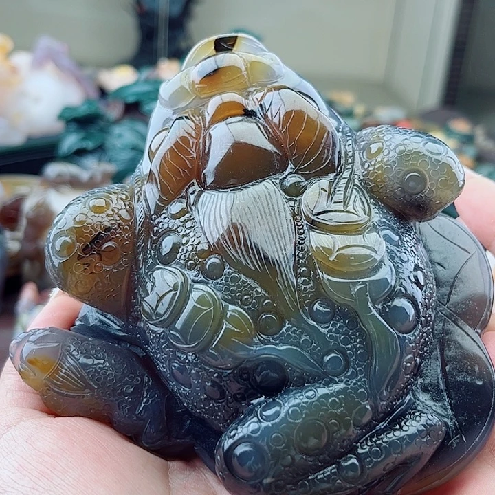@***风玛瑙未镶嵌手饰吊坠