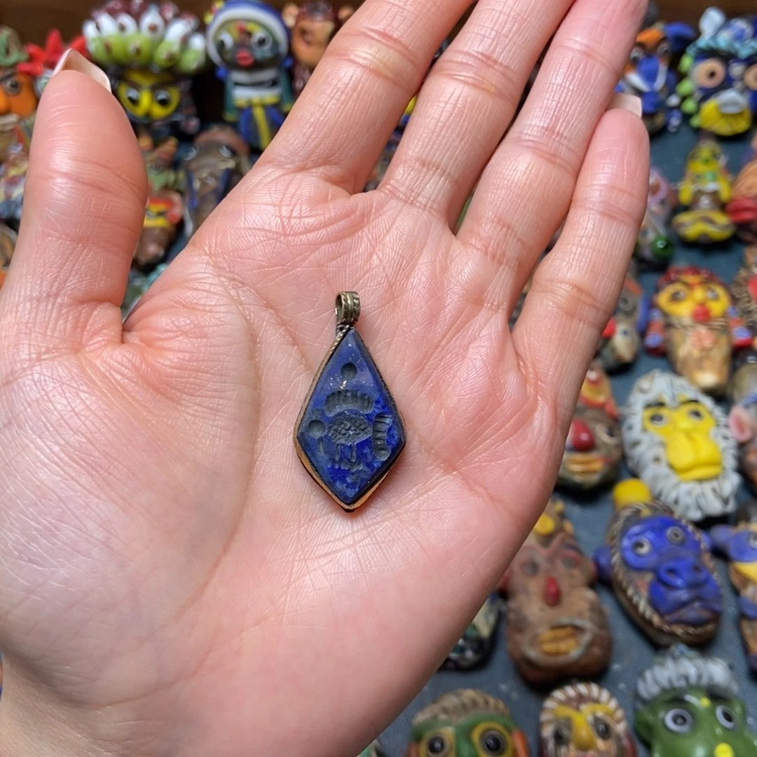 颈饰琉璃萨珊印章