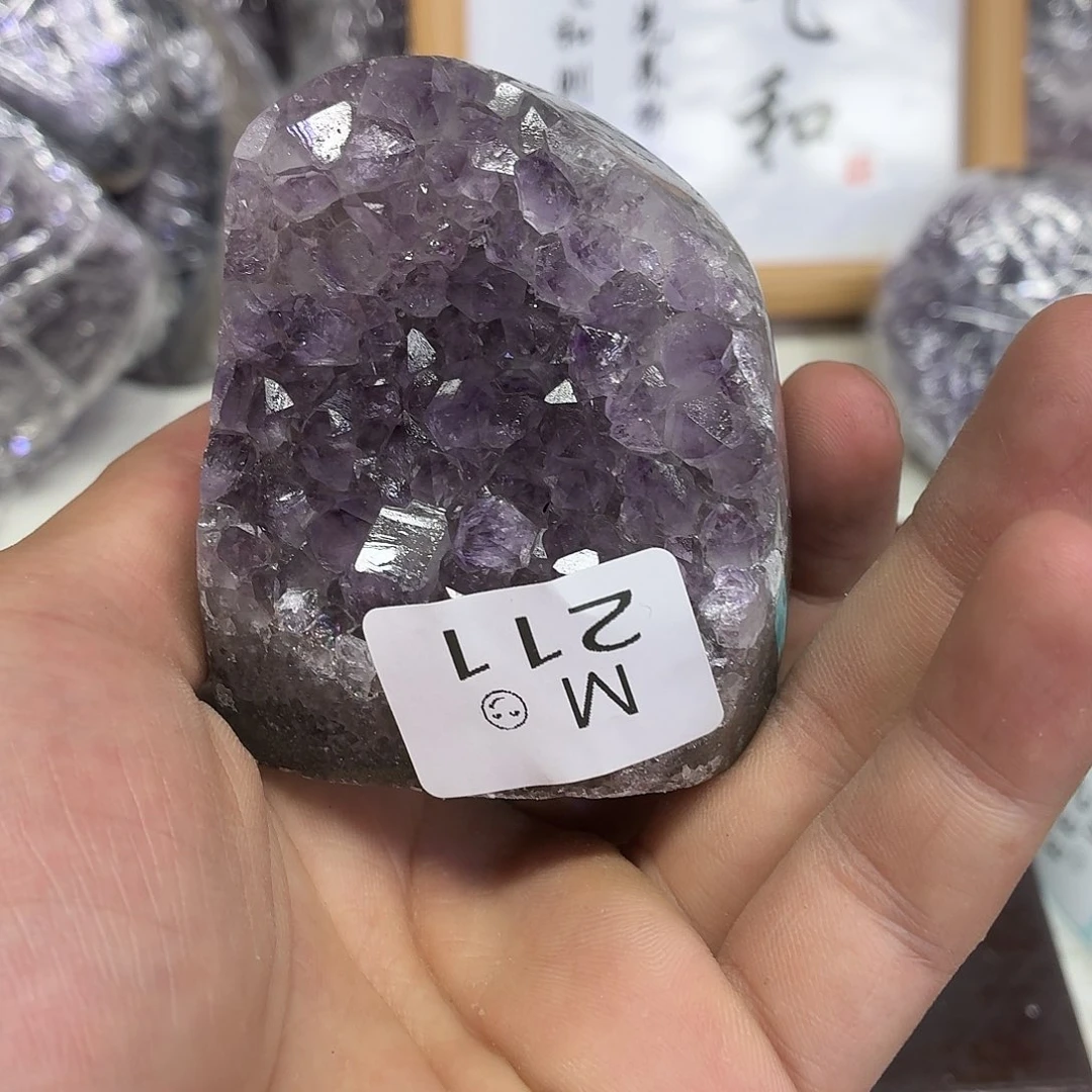 未镶嵌摆件紫晶水晶