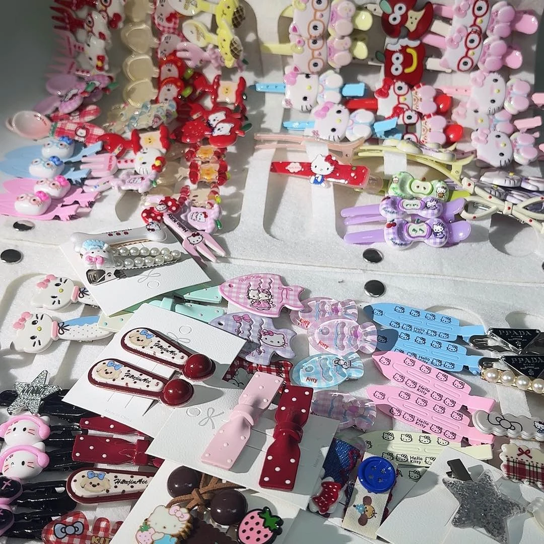 皮质铁合金同款发卡