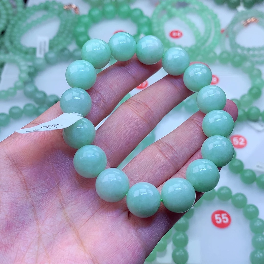 翡翠未镶嵌毛衣链卡13