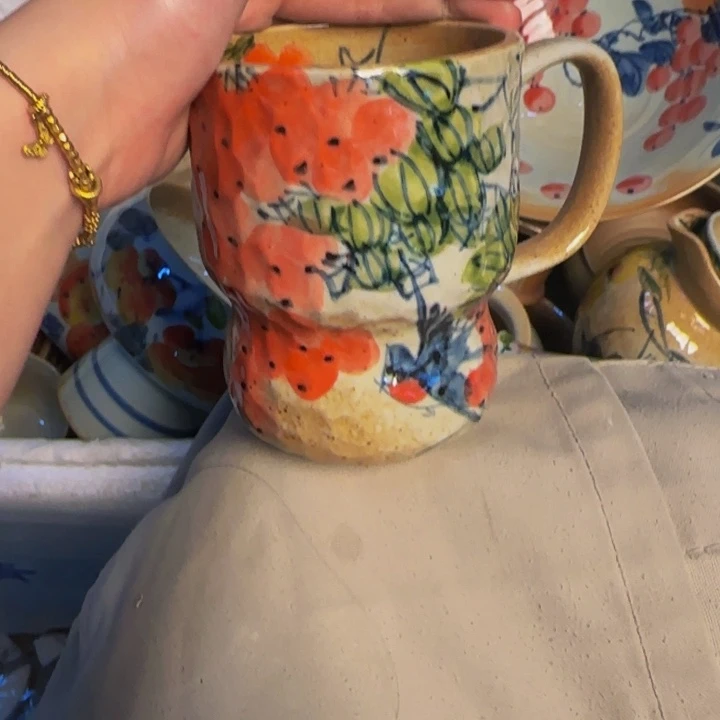 瓷片景德镇陶瓷手工手绘