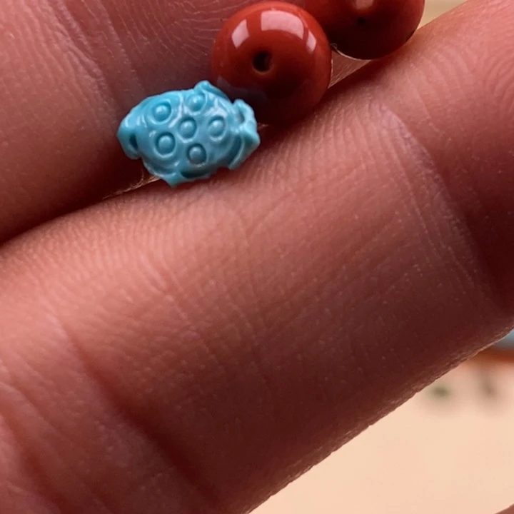 南红玛瑙车挂未镶嵌