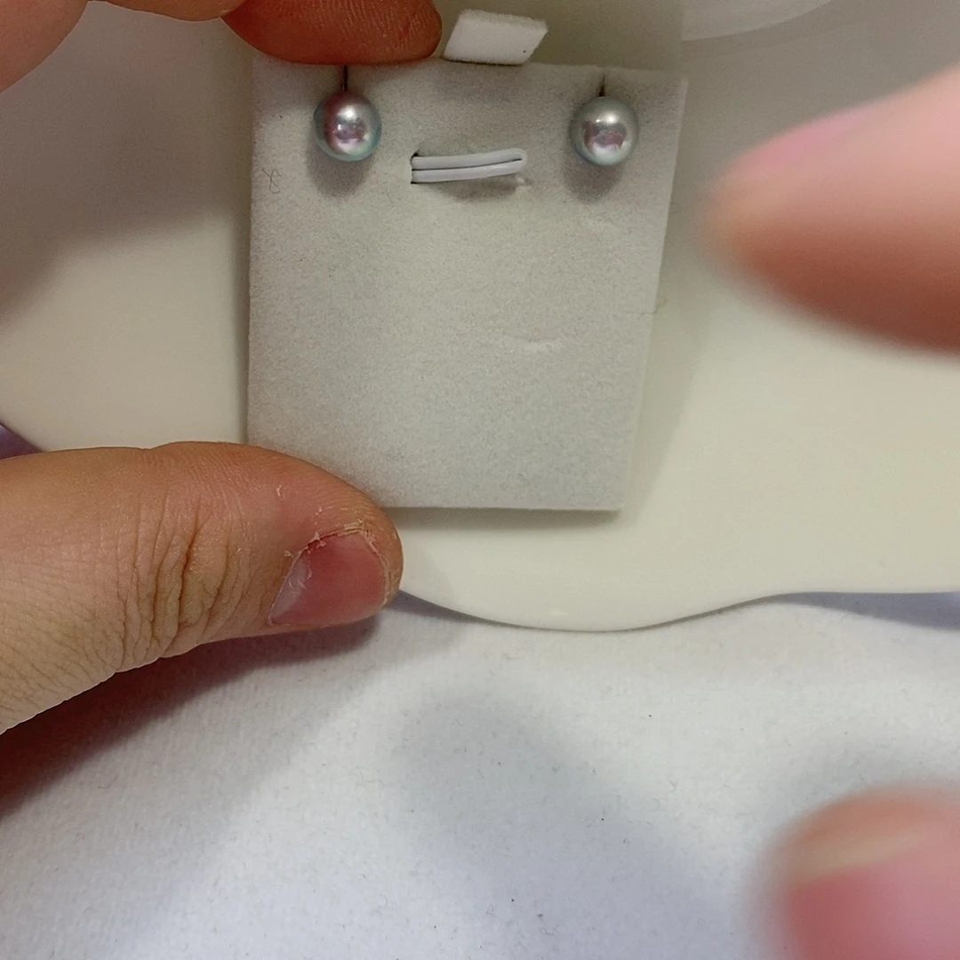 海水珍珠耳饰18K金镶嵌