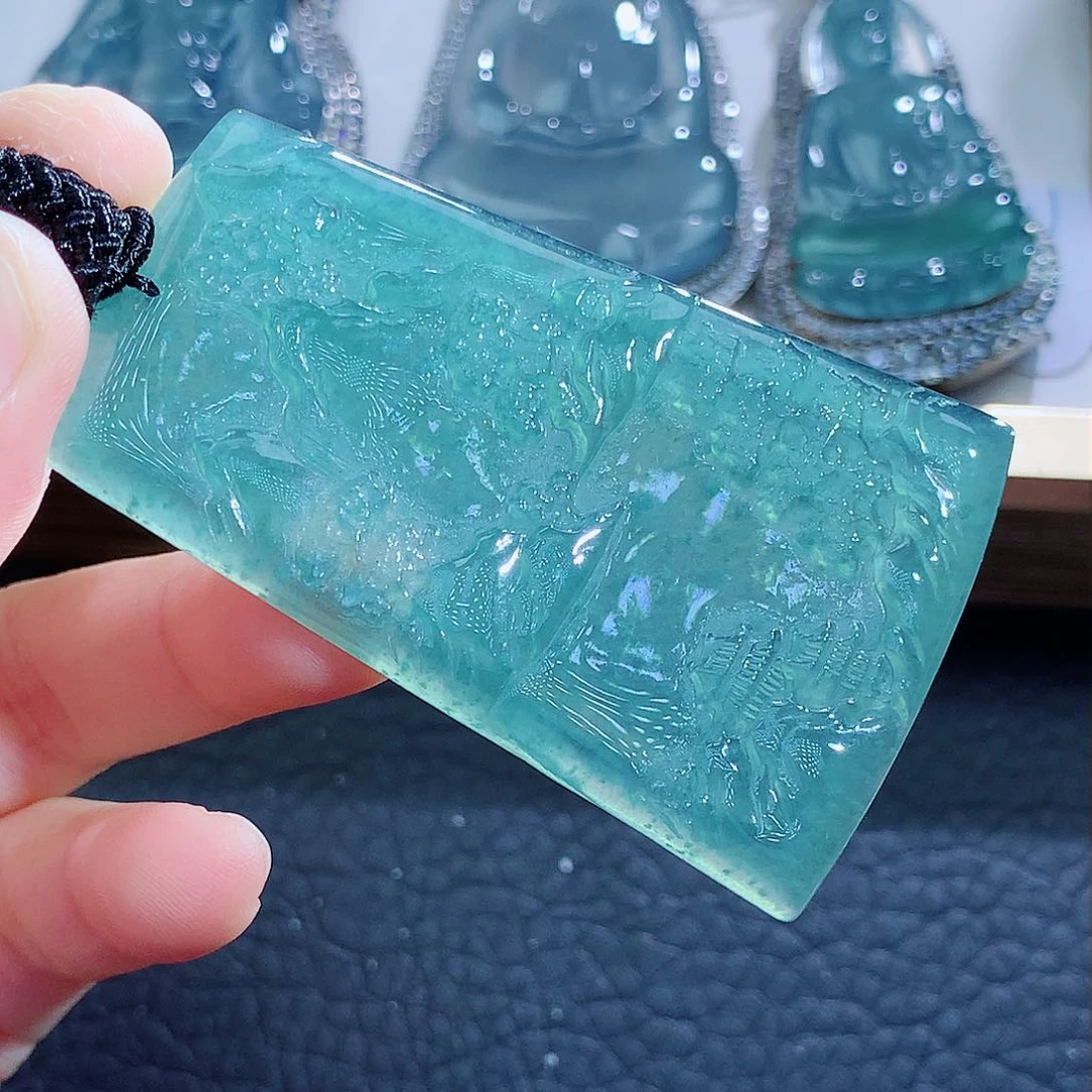 未镶嵌挂件翡翠翡翠