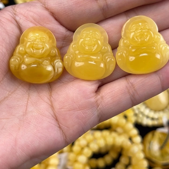 未镶嵌琥珀裸石琥珀