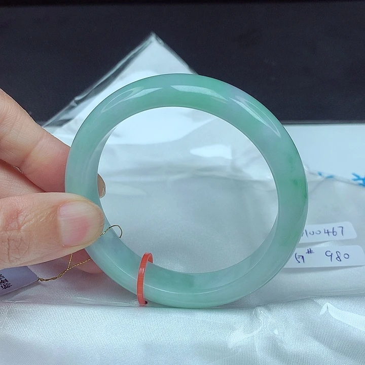 未镶嵌手镯翡翠57圈0467