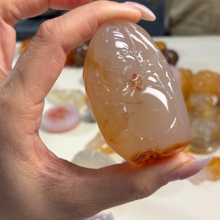 玛瑙/玉髓未镶嵌吊坠(不含链)