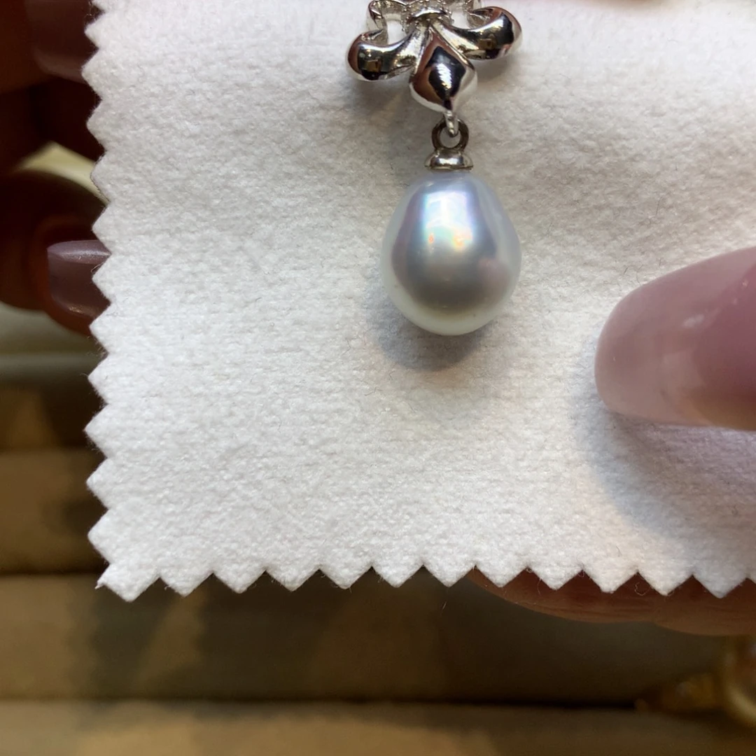 颈饰银S925镶嵌海水珍珠