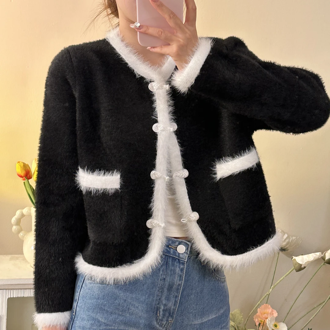 【493】秋冬时尚气质小香风女外套