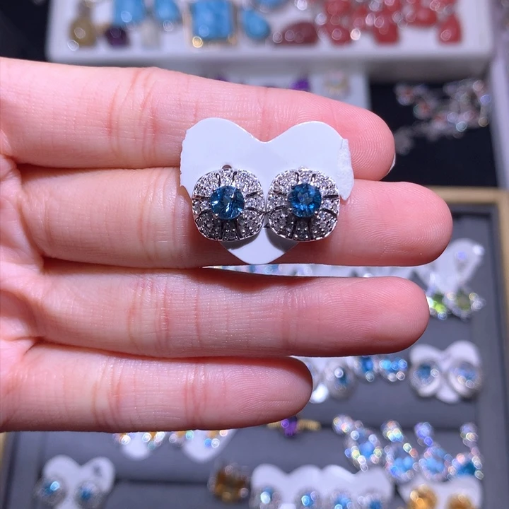 【闪购商品】银S925镶嵌戒指水晶