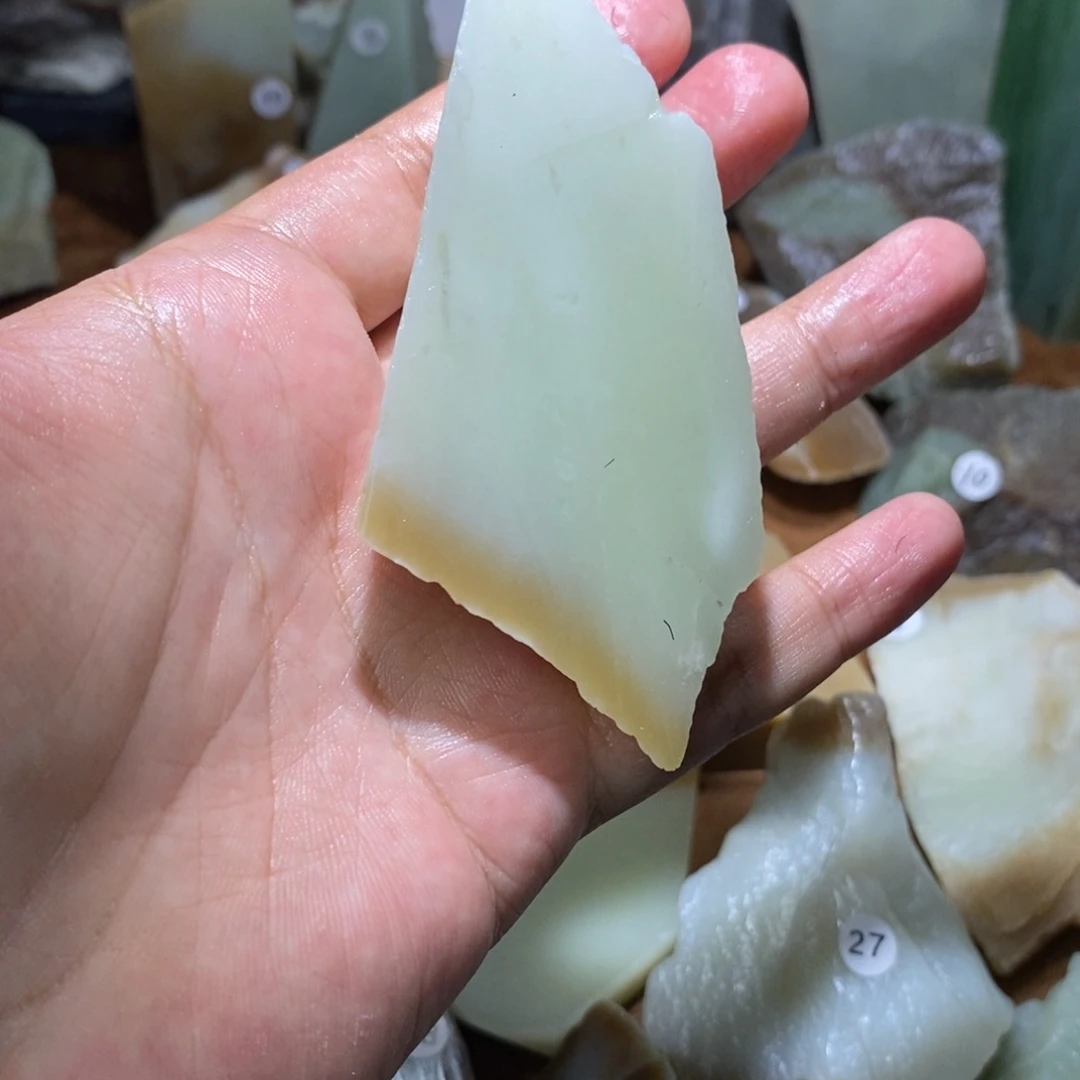未镶嵌和田玉珠宝半成品风**生