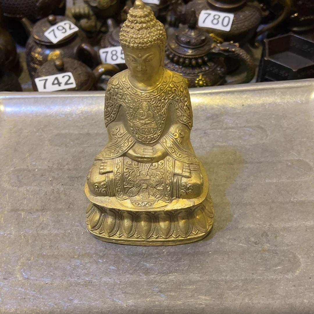 向***o黄铜摆件，文房摆件