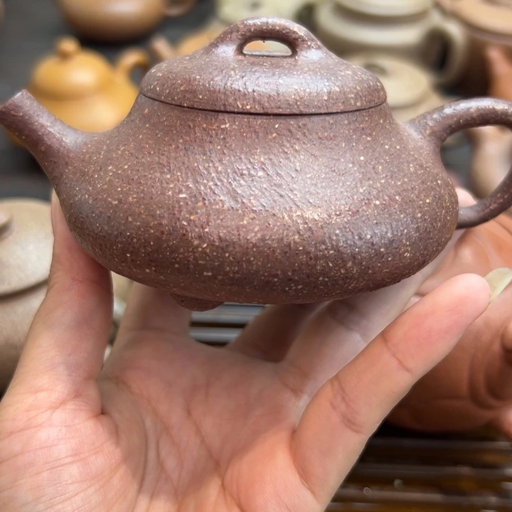 用***9茶壶紫砂天青泥壶