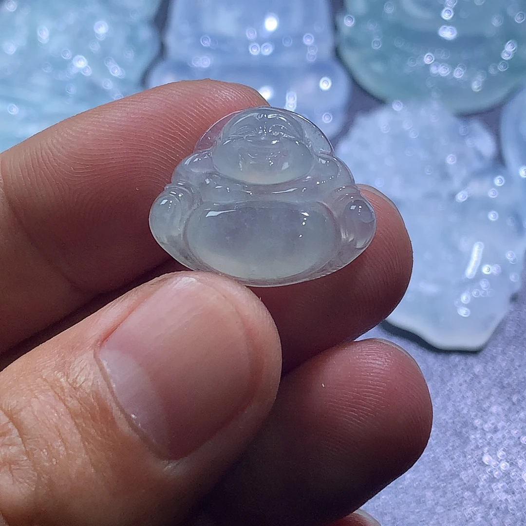 翡翠未镶嵌挂件佛