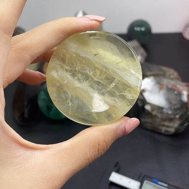 水晶未镶嵌珠宝半成品357水晶石