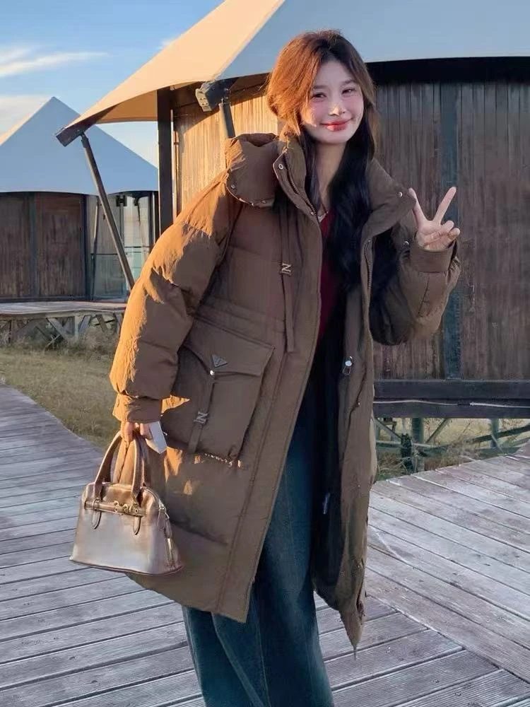 杨茹家9817长款羽绒服