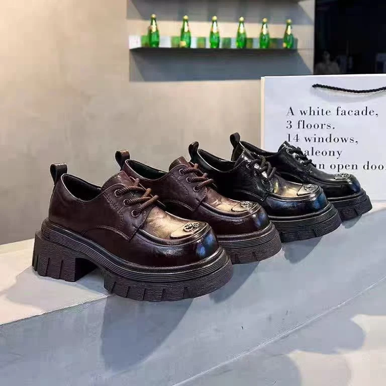 欧尼日记.时尚舒适厚底轻奢百搭休闲乐福鞋 68785