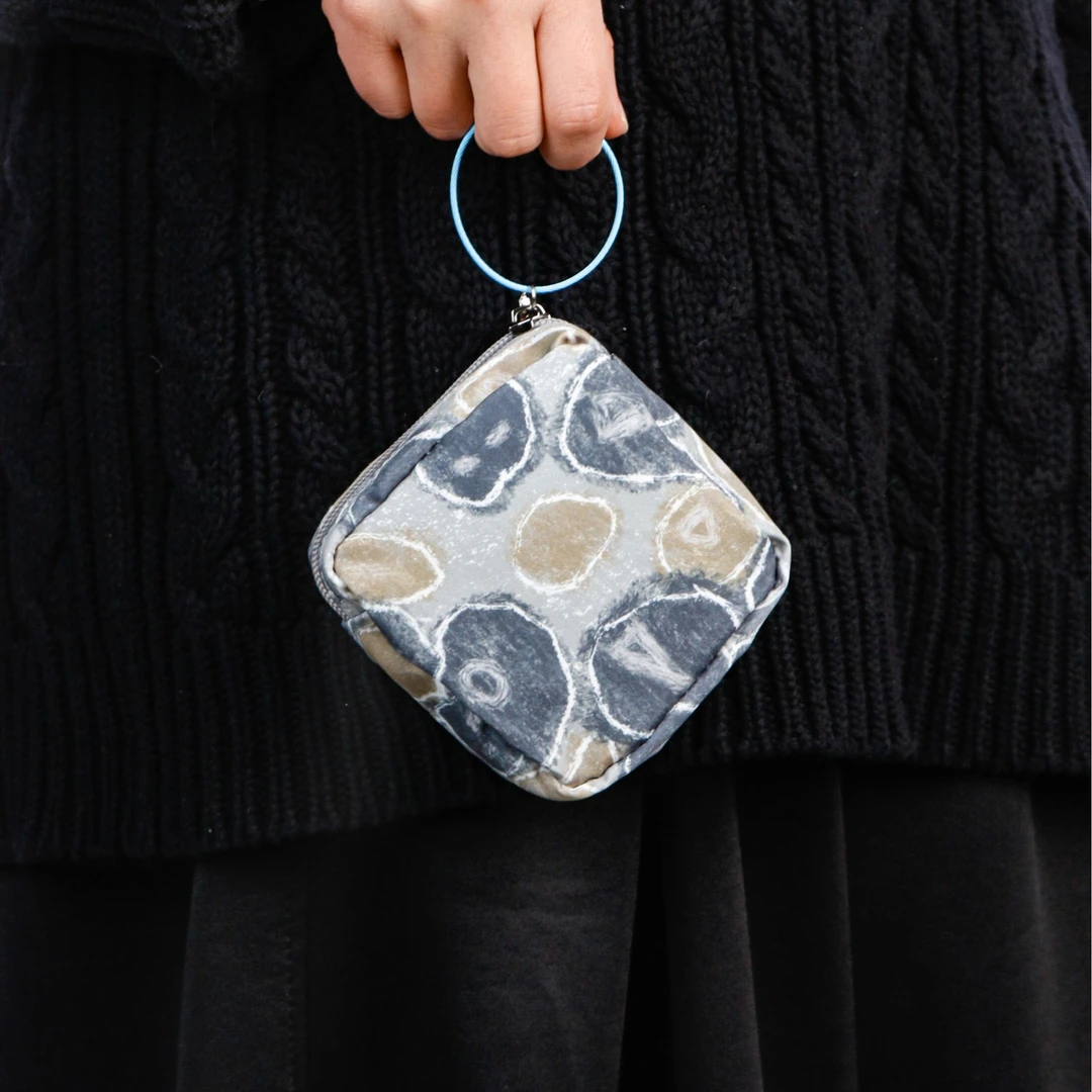 无则艺创意迷你零钱收纳挂绳大容量青苔妈咪包