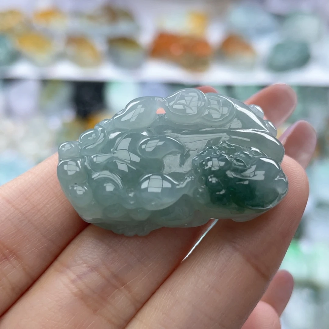 颈饰未镶嵌翡翠貔貅34