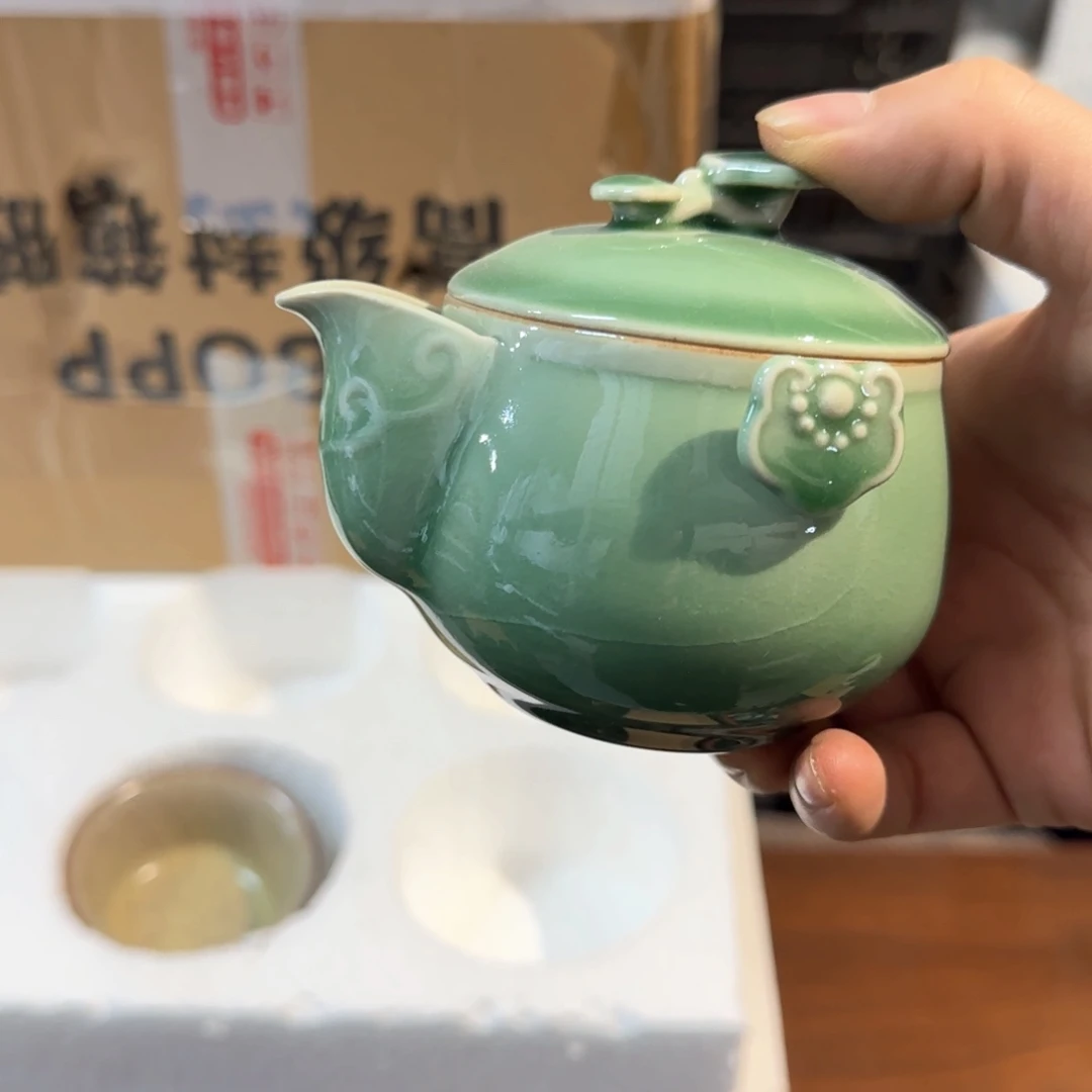 小金茶具青瓷茶器