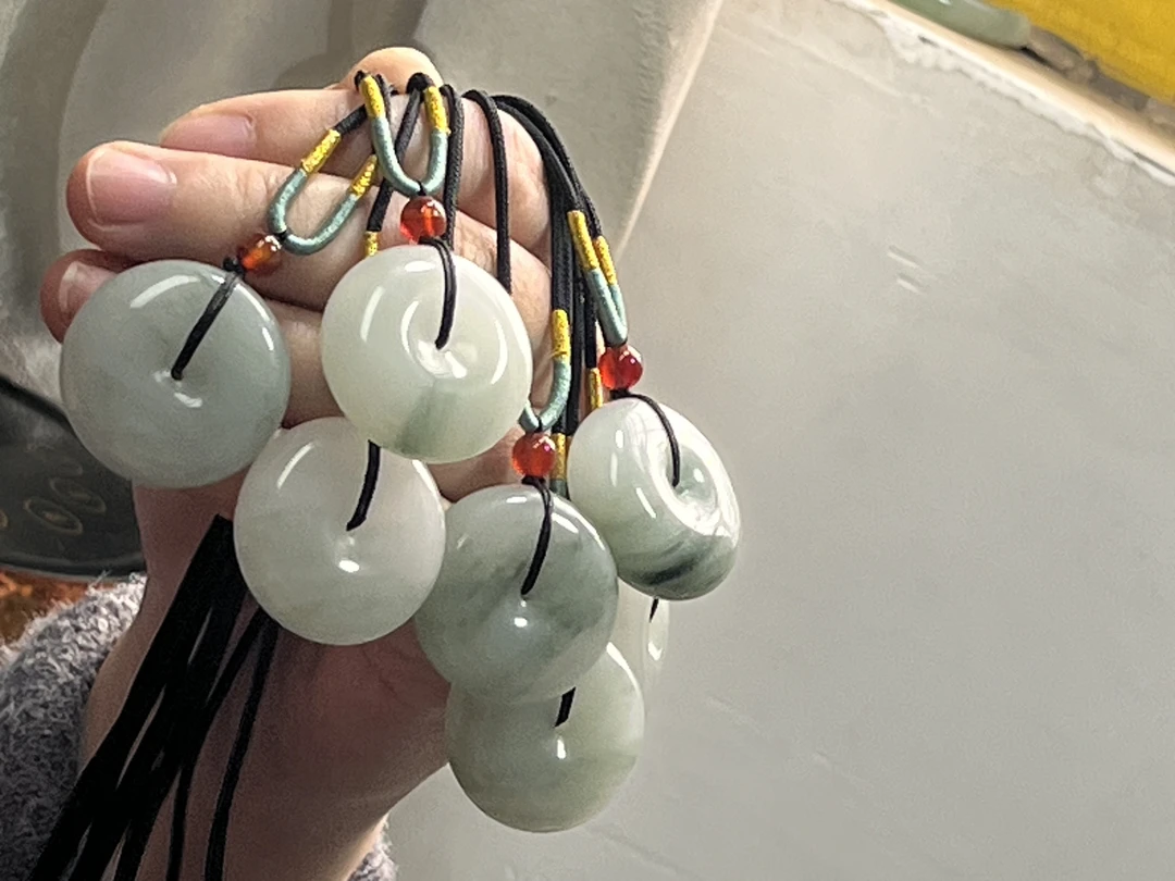 天山翠平安扣多样性男女同款拍一发一