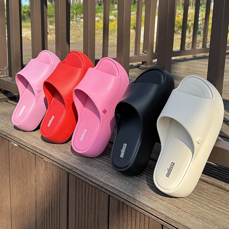 新款巴西香香鞋女鞋宽面厚底一字拖防滑松糕底拖鞋女款休闲拖鞋
