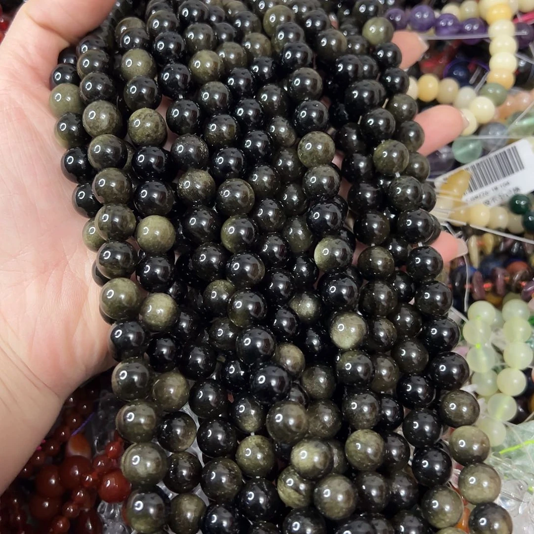玛瑙/玉髓未镶嵌珠宝半成品，A级卡10金耀石一条