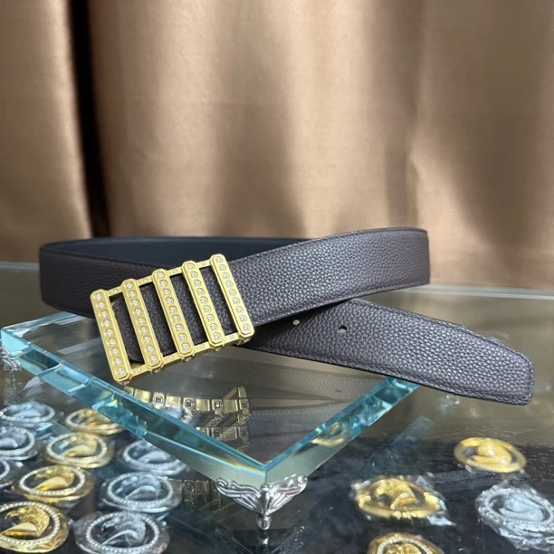 史蒂芬新款百搭男士皮带高档休闲老鹰头牛皮腰带青中老年时尚算盘