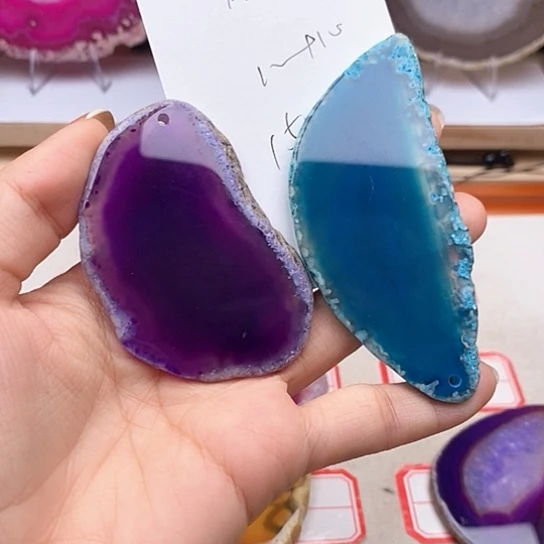 玛瑙/玉髓颈饰足银镀金镶嵌傲***1