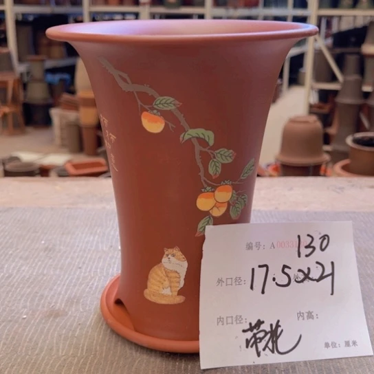 紫砂花盆紫紫砂盆