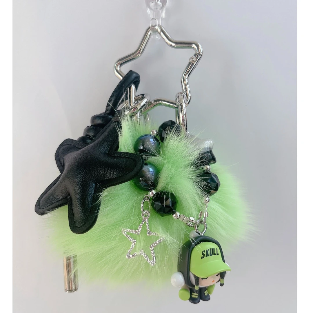 可爱萌粒手机链钥匙链挂件挂饰创意diy