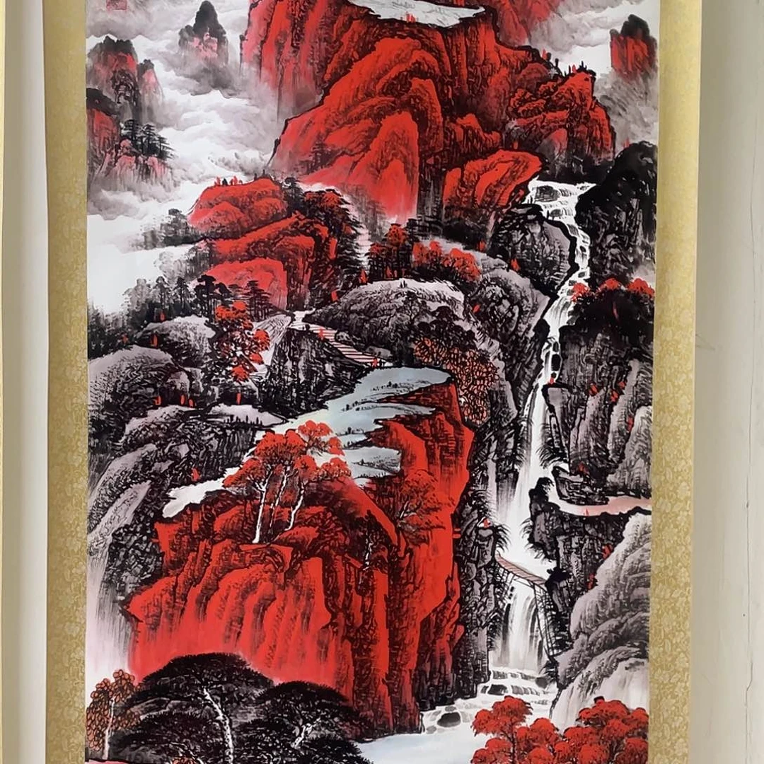 国画老师手笔手绘作品y