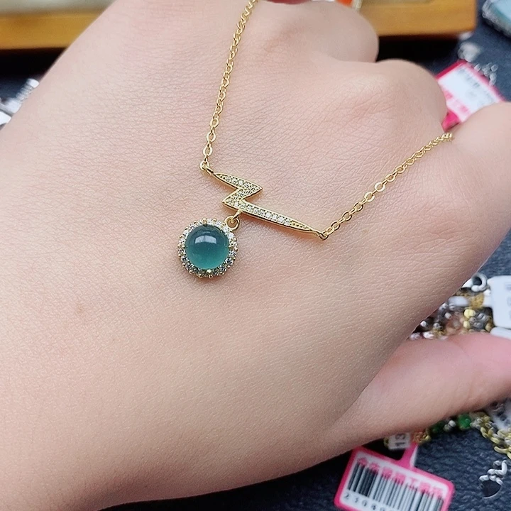 银S925镶嵌戒指翡翠