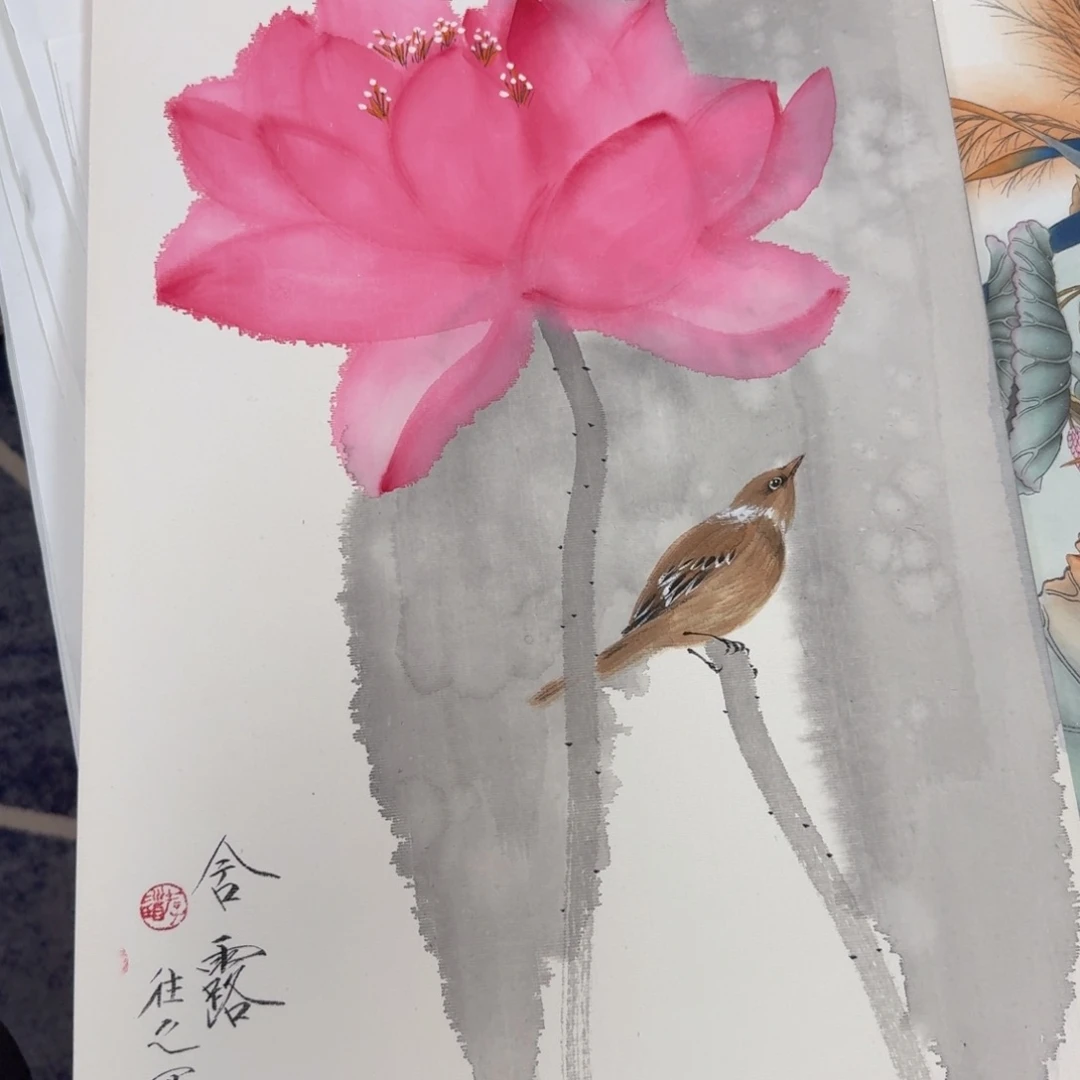国画国画作品山水花鸟