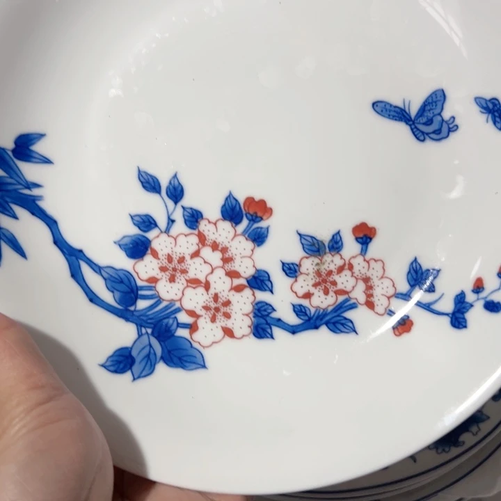 杯八寸手绘窝盘一个