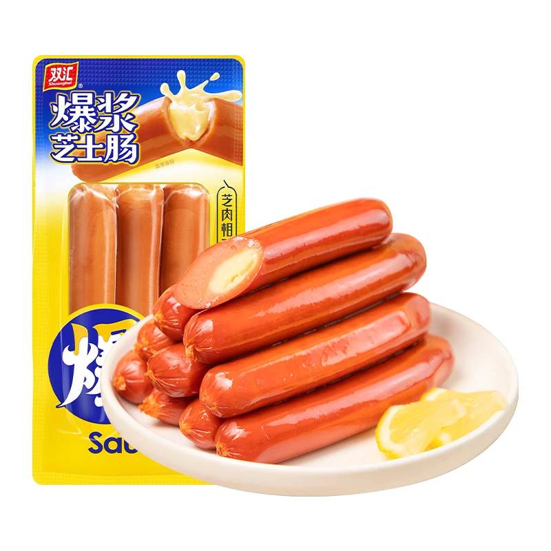 【双汇】双汇爆浆芝士肠120g奶油芝士酱一口爆浆泡面搭档