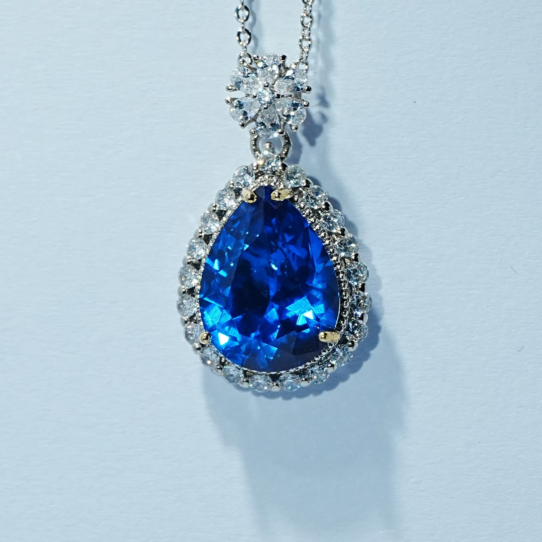 矿区高定【美吉豪】-典藏轻奢-蓝宝石-吊坠-450