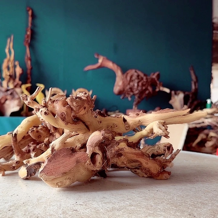 ₍***超木687 金丝红木羊蹄原材料到手11件