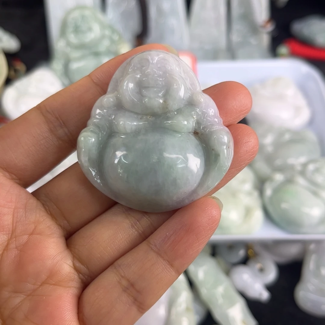 翡翠未镶嵌吊坠(不含链)瑕疵