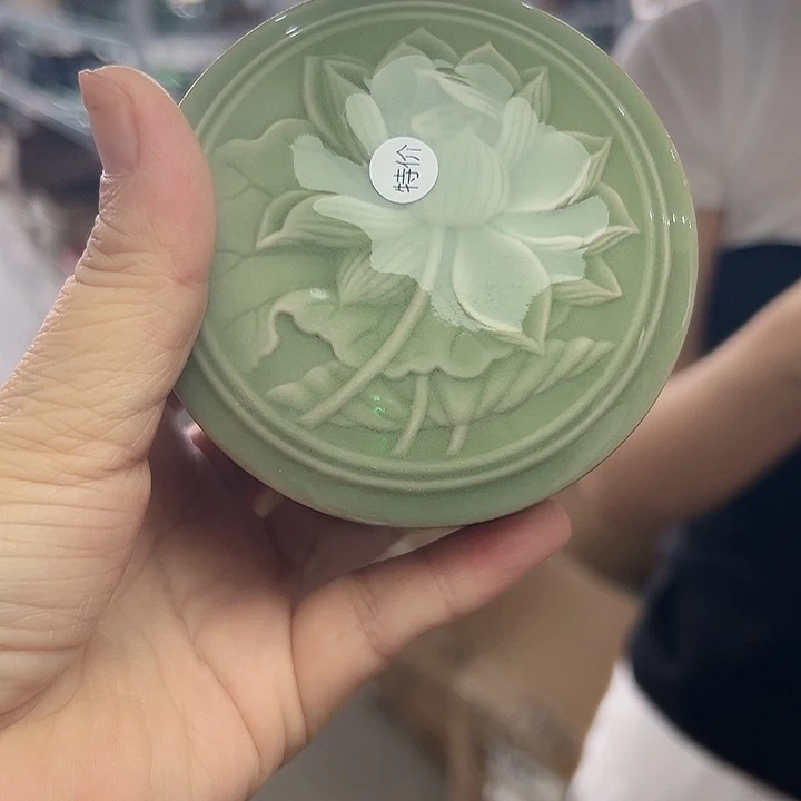 龙泉云间青瓷小米茶器