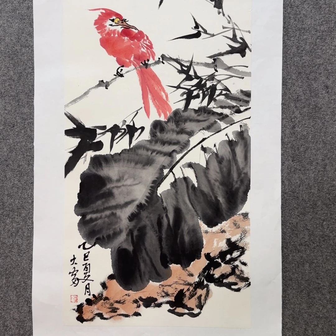 国画大雷老师手绘作品