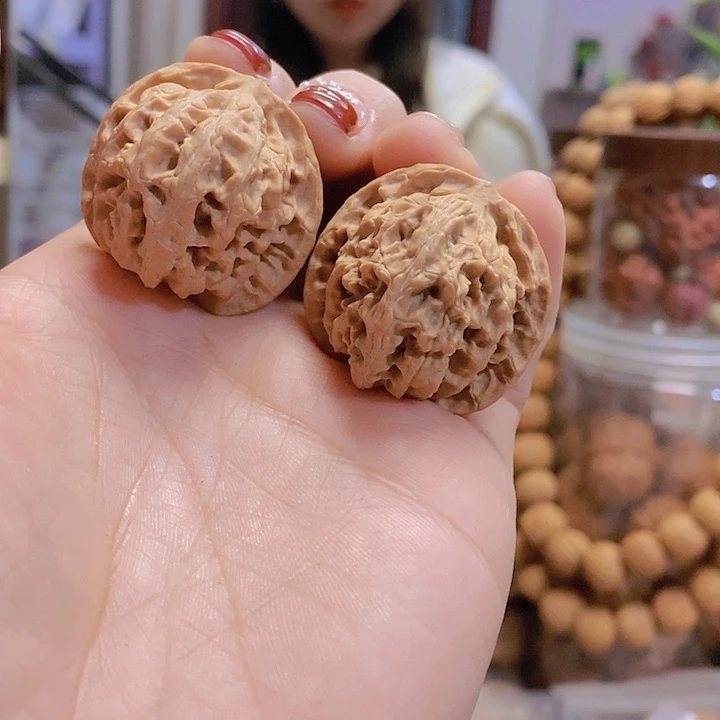 【闪购商品】文玩核桃把件33苹果迷你