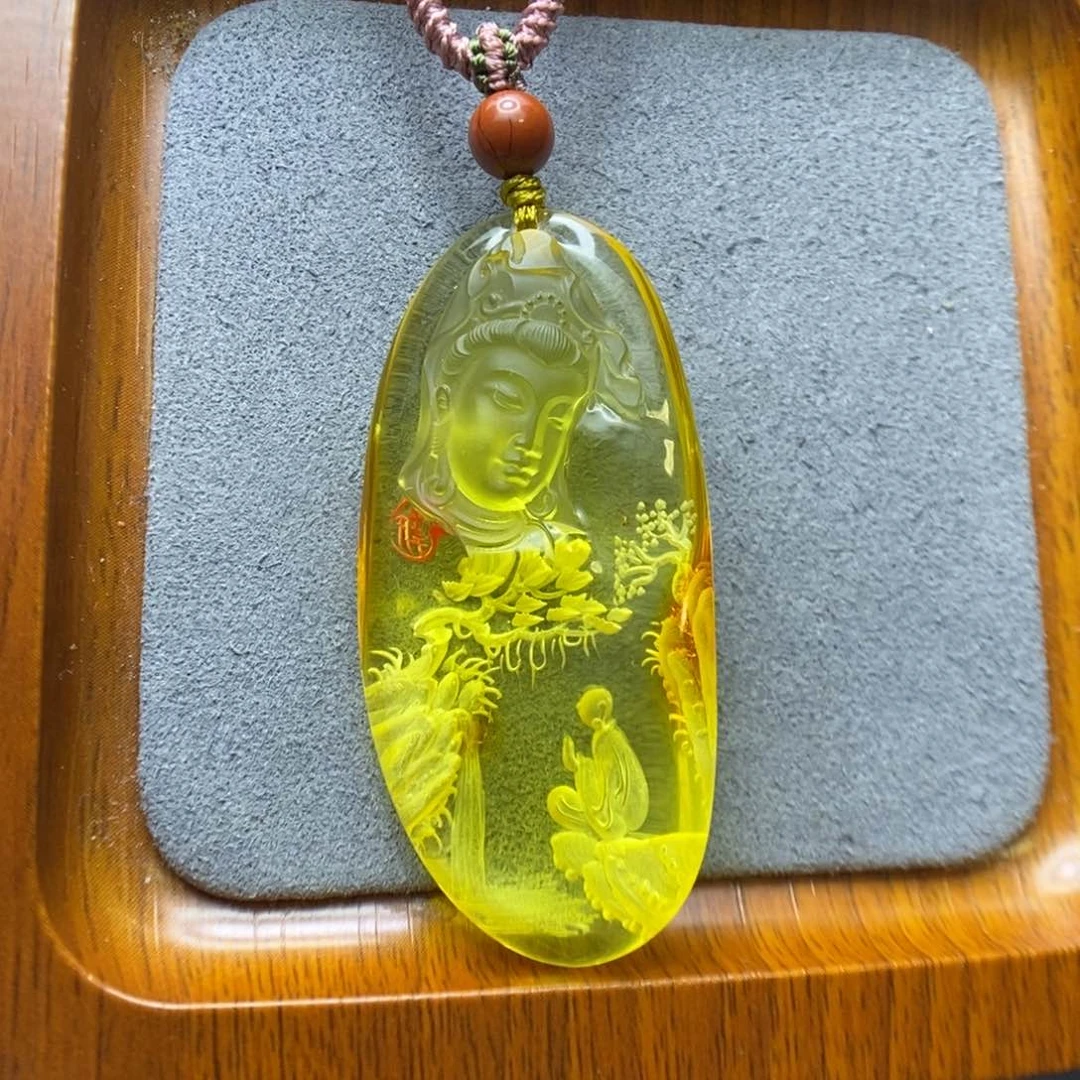 蜜蜡颈饰未镶嵌海*人郎