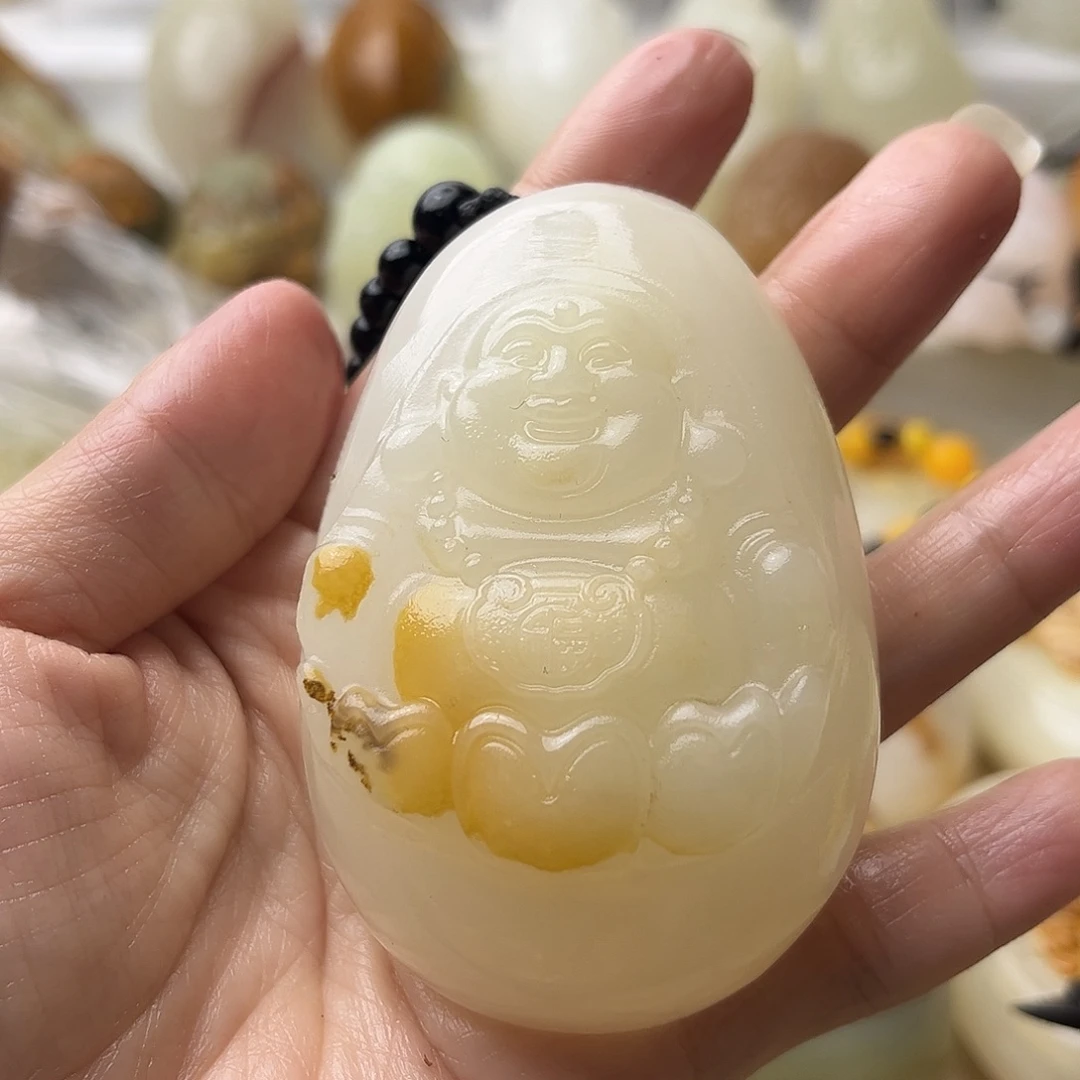石材方解石手把摆件不退换佛