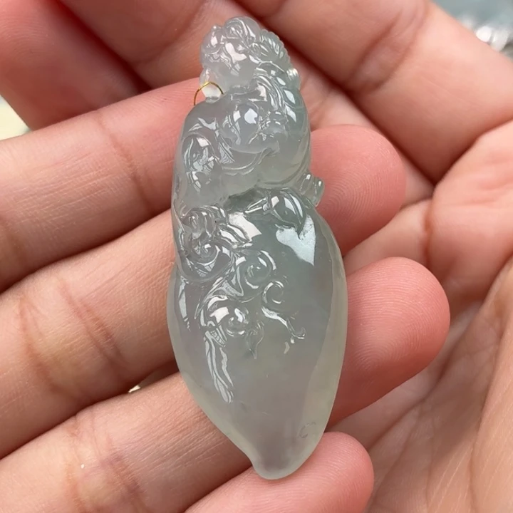 颈饰未镶嵌翡翠天然翡翠a货