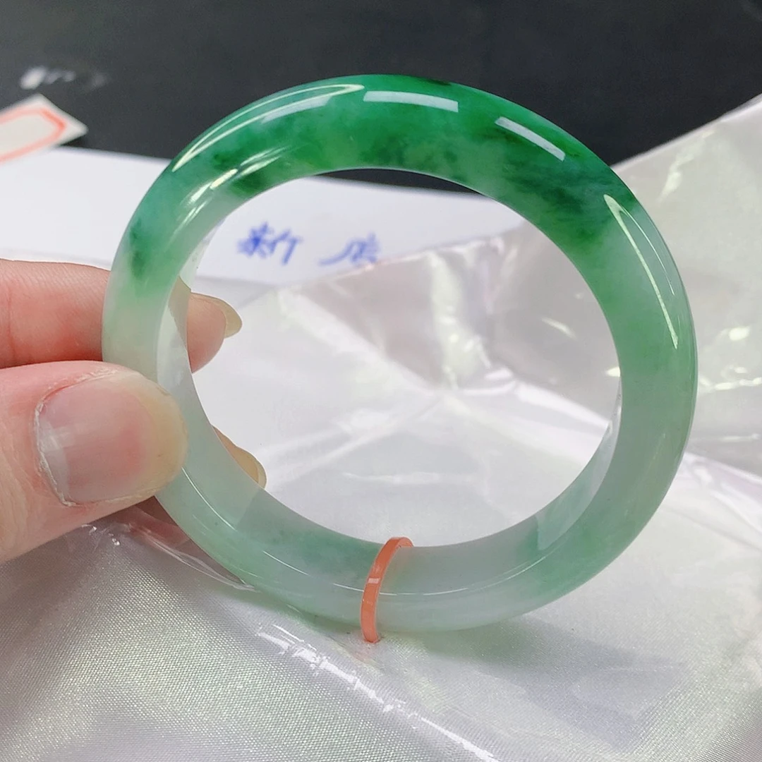 翡翠手镯未镶嵌847缅甸天然翡翠A货