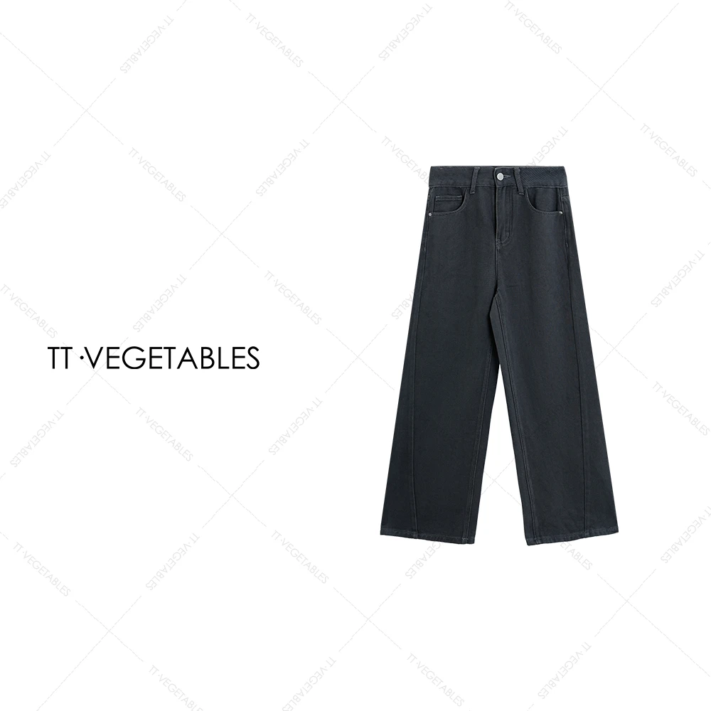 噢芬/小个子 【莺柔】纯棉牛仔裤休闲裤2025新款长裤直筒裤521866