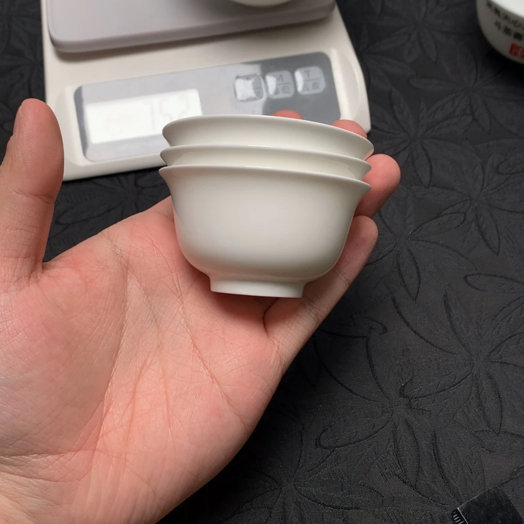 3个杯骨瓷薄胎茶具骨瓷薄胎茶具