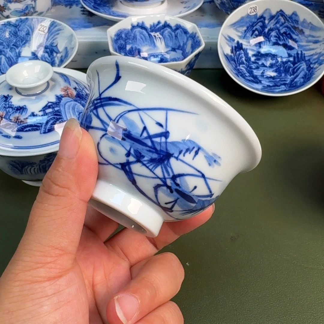 景德镇纯手绘茶具圆圆209